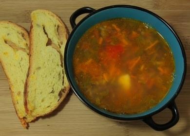 deliziosa zuppa di fagioli rossi dai fagioli rossi: una ricetta con foto e video passo dopo passo!