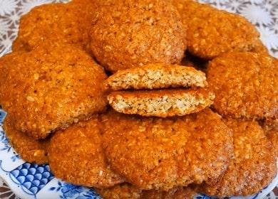 Ang mga cookies ng Kefir oatmeal - isang napaka-simpleng recipe