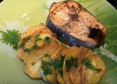 Вкусна риба тон: рецепта за готвене във фурната със стъпка по стъпка снимки.