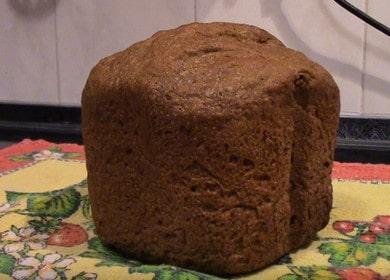 Pane Borodino al gusto Gotvim in una macchina per il pane: una ricetta con foto e video passo-passo.