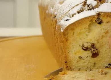 Klassischer Stolichniy Cupcake mit Rosinen - ein Rezept nach GOST