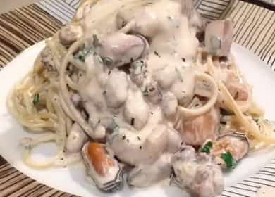 Ang creamy seag spaghetti - recipe para sa isang mahusay na hapunan 🍝