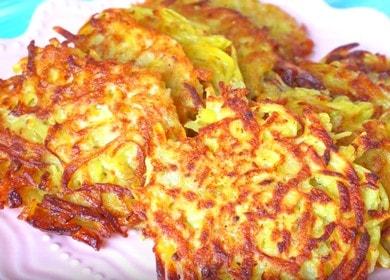 Mga pancake ng patatas - isang masarap, masigasig na hapunan na may murang mga produkto 🥔