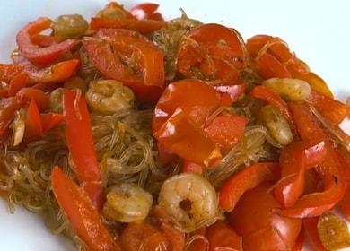 Фунчоза за скариди - много проста, бърза и вкусна 🍤