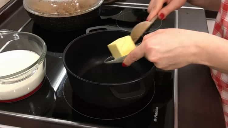 Per preparare le lasagne, sciogli il burro
