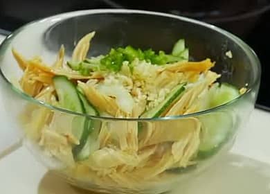 Insalata di asparagi di soia ricetta graduale con foto