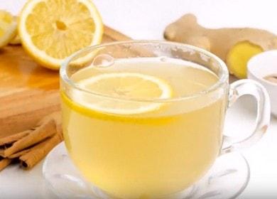 Radice di zenzero per curare il tè: una semplice ricetta passo-passo con una foto.